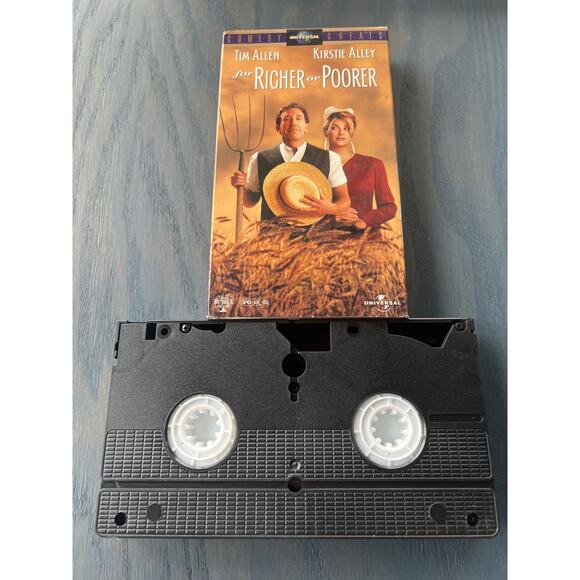 For Richer or Poorer Tim Allen Comedy Movie Vintage 1998 VHS Tape Pre-Loved - Picture 4 of 4